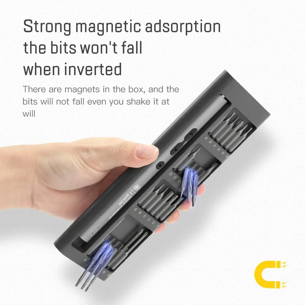 Slimline Precision Power Screwdriver Set 51 magnetic bits
